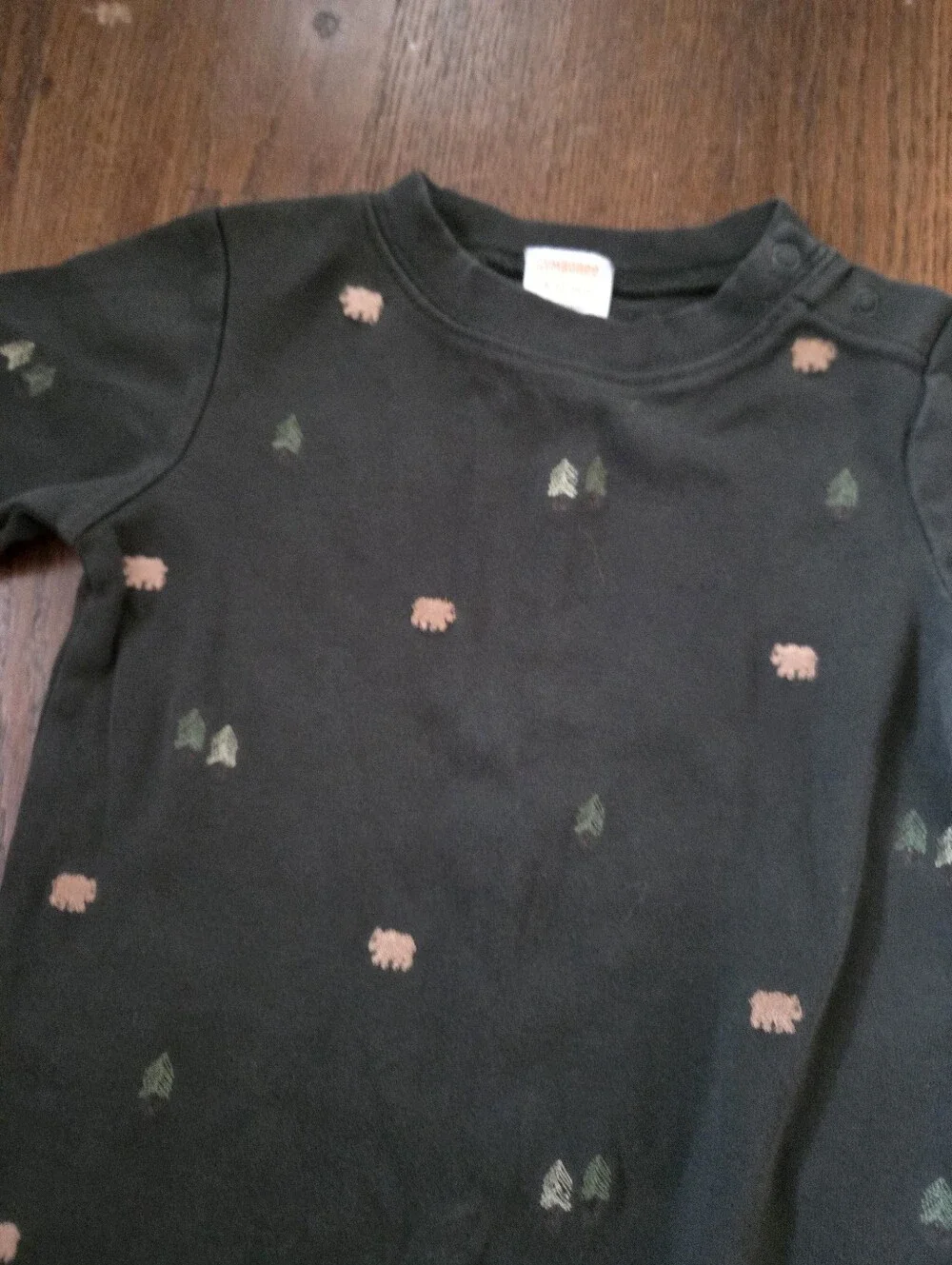 Vtg Gymboree Boys 6/12m Green 